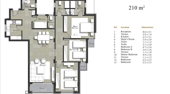 Castle Landmark floorplan 6